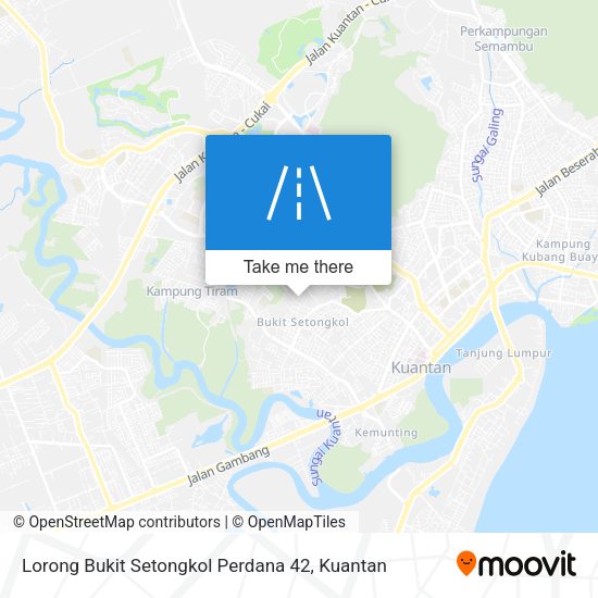 Peta Lorong Bukit Setongkol Perdana 42
