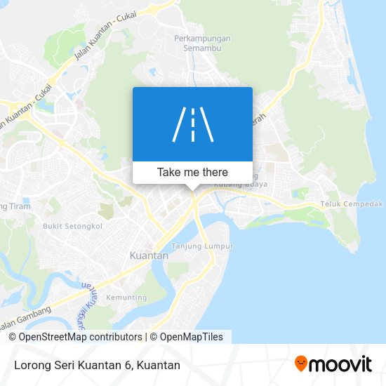 Peta Lorong Seri Kuantan 6