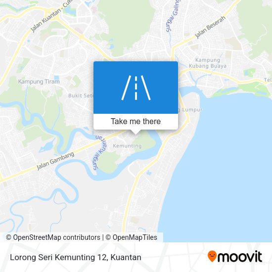 Peta Lorong Seri Kemunting 12