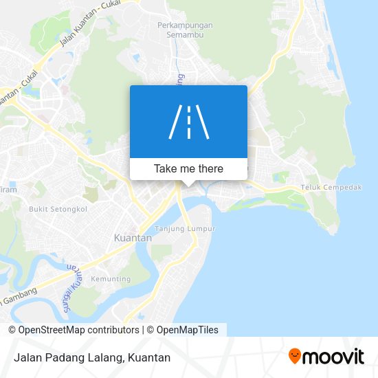 Peta Jalan Padang Lalang
