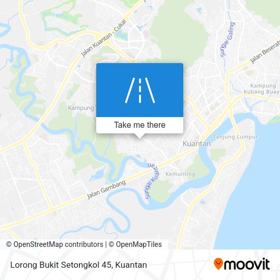 Peta Lorong Bukit Setongkol 45