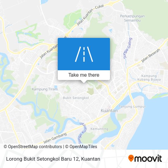Lorong Bukit Setongkol Baru 12 map