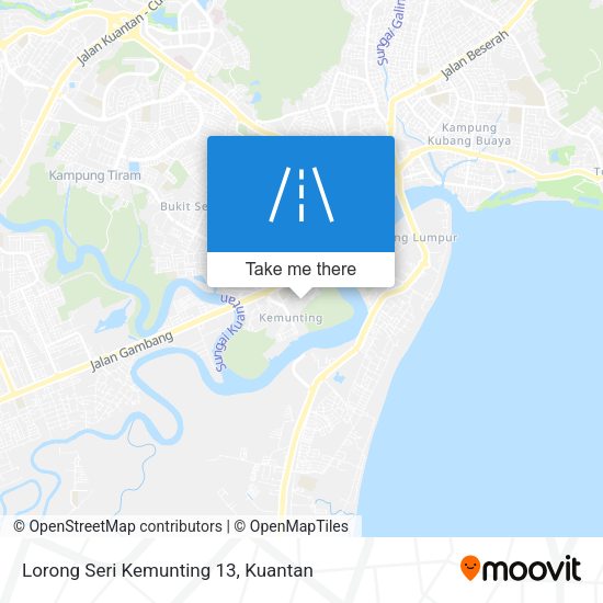 Lorong Seri Kemunting 13 map