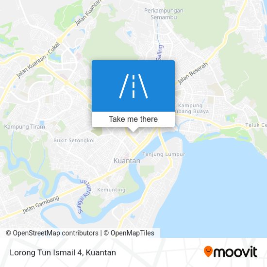 Peta Lorong Tun Ismail 4