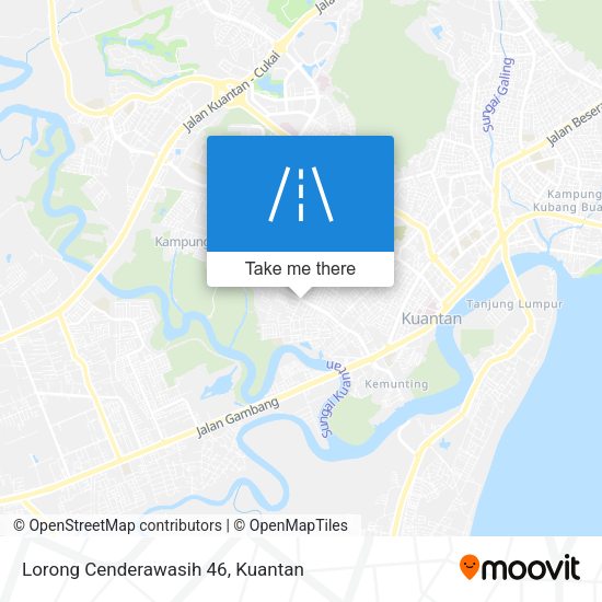Lorong Cenderawasih 46 map