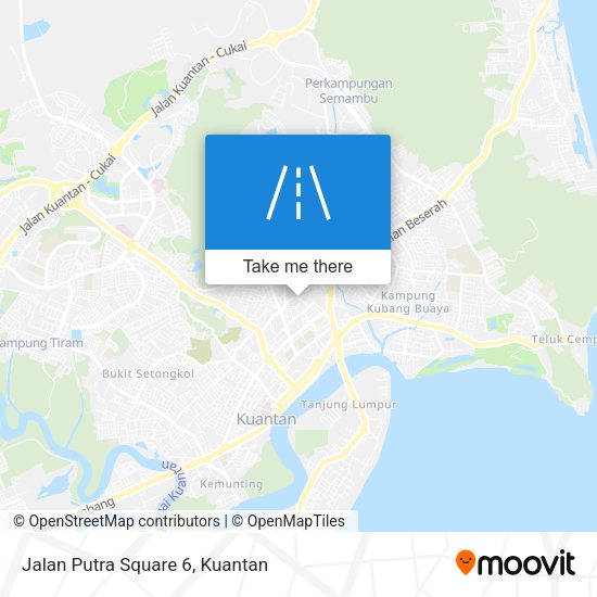 Peta Jalan Putra Square 6