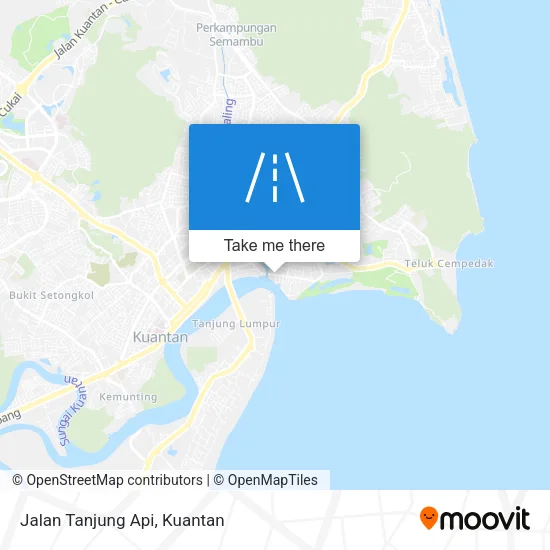 Jalan Tanjung Api map