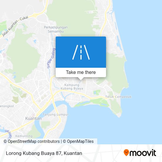 Peta Lorong Kubang Buaya 87