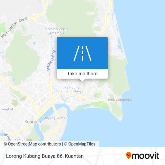 Peta Lorong Kubang Buaya 86