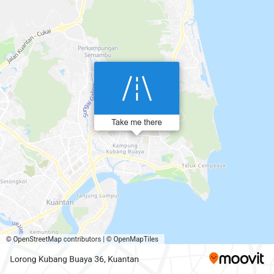 Lorong Kubang Buaya 36 map