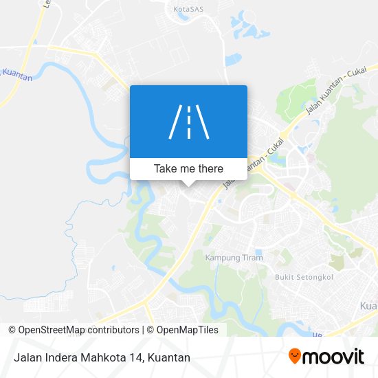 Peta Jalan Indera Mahkota 14
