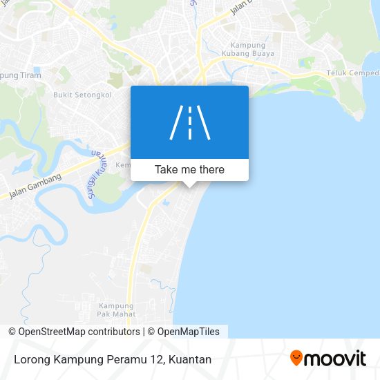 Lorong Kampung Peramu 12 map