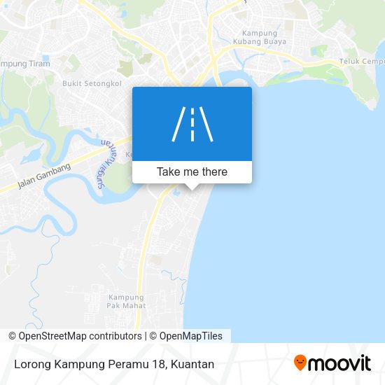 Lorong Kampung Peramu 18 map