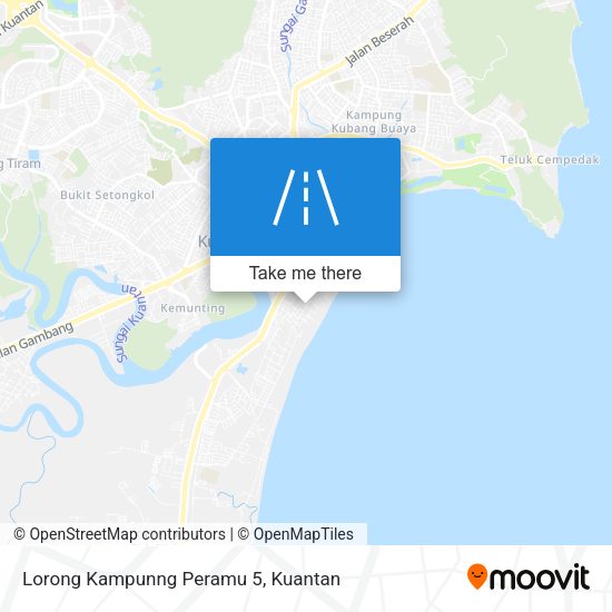 Peta Lorong Kampunng Peramu 5