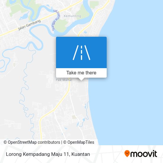 Peta Lorong Kempadang Maju 11