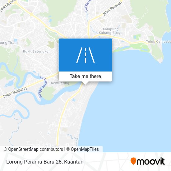 Lorong Peramu Baru 28 map