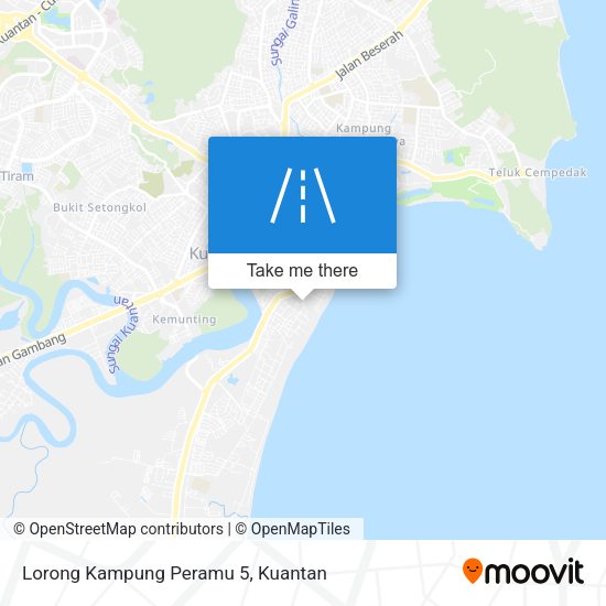 Lorong Kampung Peramu 5 map