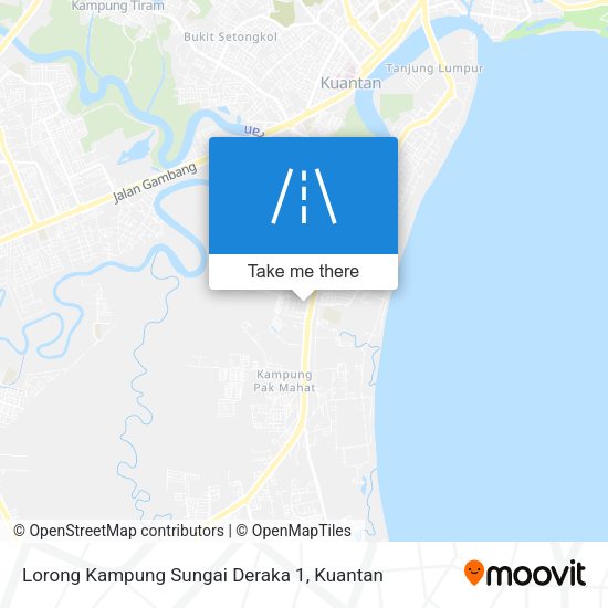 Lorong Kampung Sungai Deraka 1 map