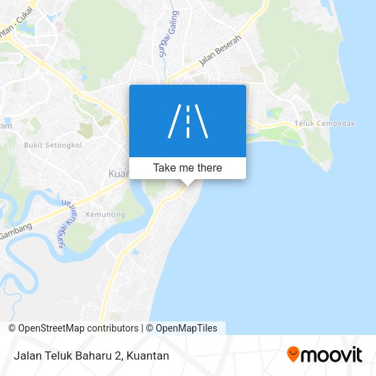 Peta Jalan Teluk Baharu 2