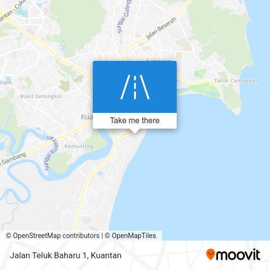 Peta Jalan Teluk Baharu 1