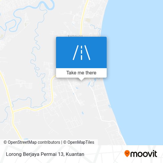 Lorong Berjaya Permai 13 map