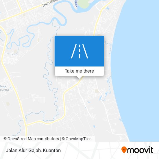 Jalan Alur Gajah map