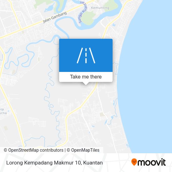 Peta Lorong Kempadang Makmur 10