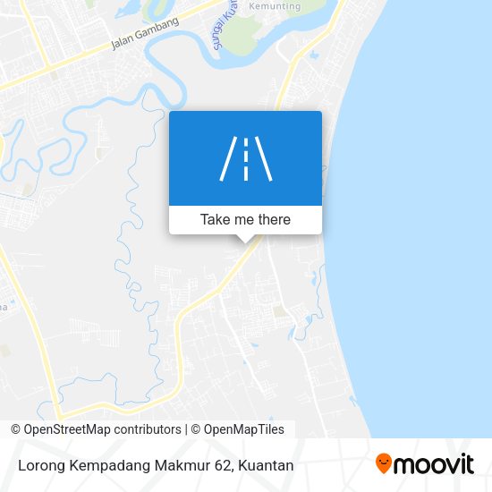 Peta Lorong Kempadang Makmur 62