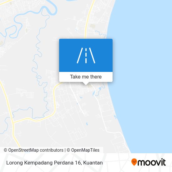 Lorong Kempadang Perdana 16 map