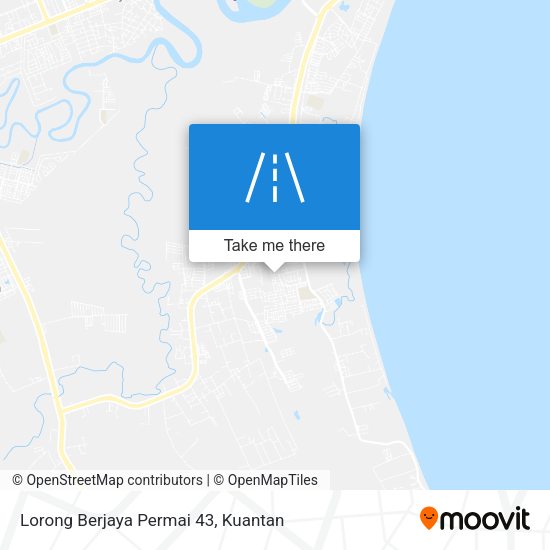 Peta Lorong Berjaya Permai 43