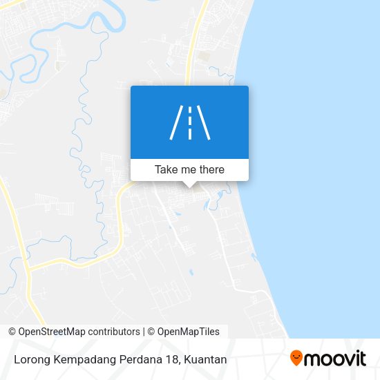 Lorong Kempadang Perdana 18 map
