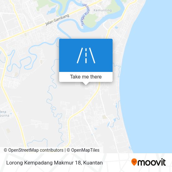 Peta Lorong Kempadang Makmur 18