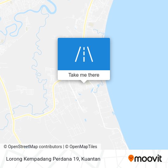Lorong Kempadang Perdana 19 map