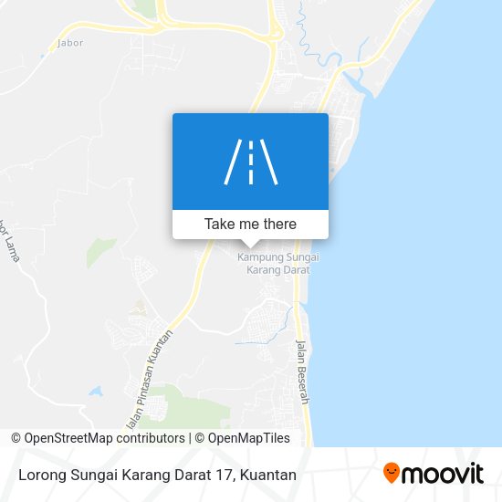 Peta Lorong Sungai Karang Darat 17