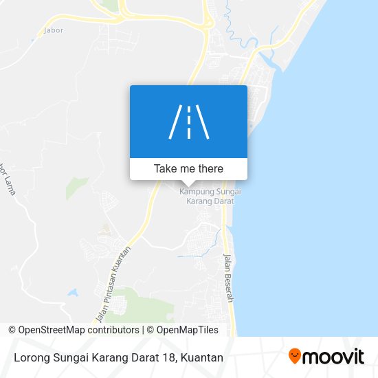 Lorong Sungai Karang Darat 18 map