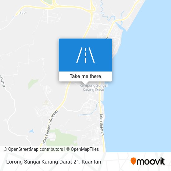 Peta Lorong Sungai Karang Darat 21