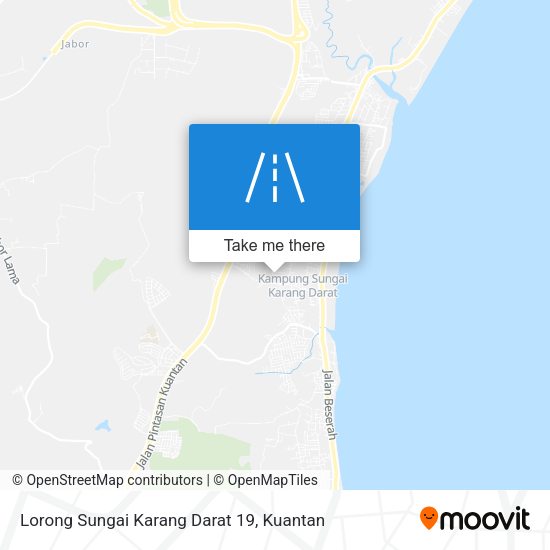 Lorong Sungai Karang Darat 19 map