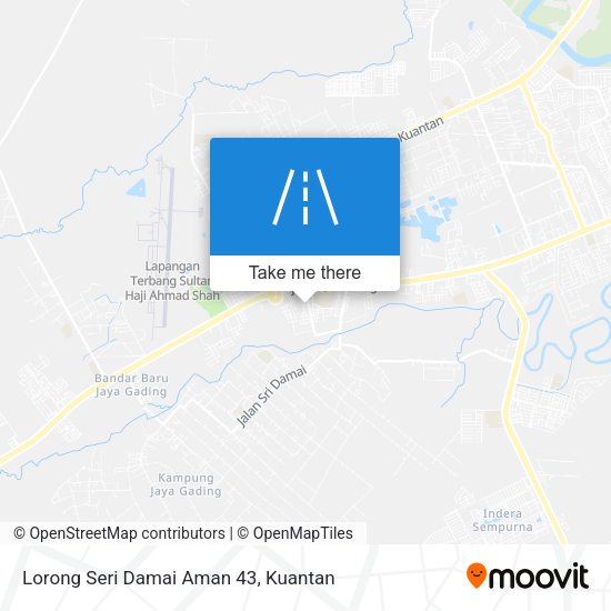 Lorong Seri Damai Aman 43 map