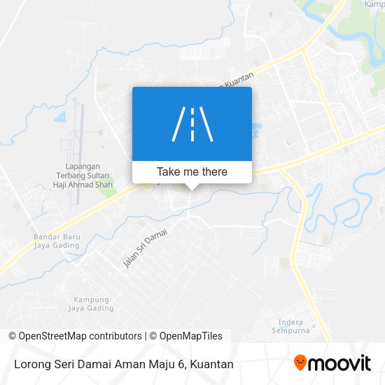 Lorong Seri Damai Aman Maju 6 map