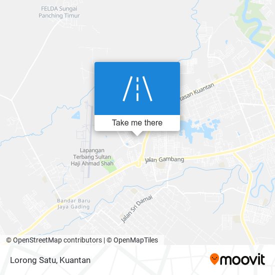 Lorong Satu map