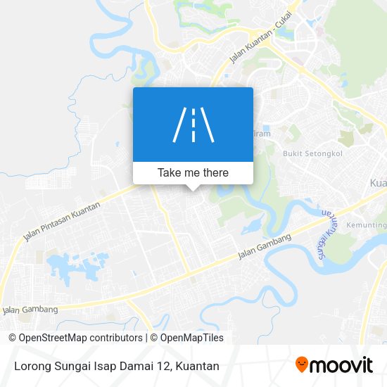 Lorong Sungai Isap Damai 12 map