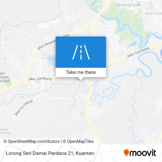 Peta Lorong Seri Damai Perdana 21