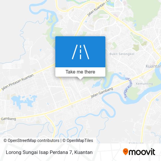 Peta Lorong Sungai Isap Perdana 7