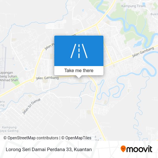 Peta Lorong Seri Damai Perdana 33