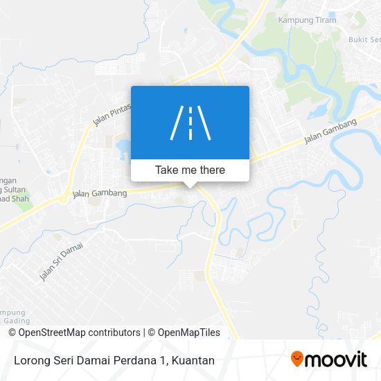 Peta Lorong Seri Damai Perdana 1
