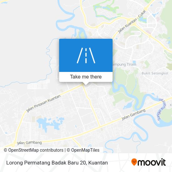 Peta Lorong Permatang Badak Baru 20