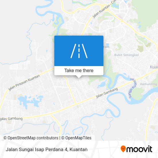 Peta Jalan Sungai Isap Perdana 4