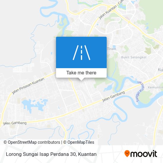 Lorong Sungai Isap Perdana 30 map