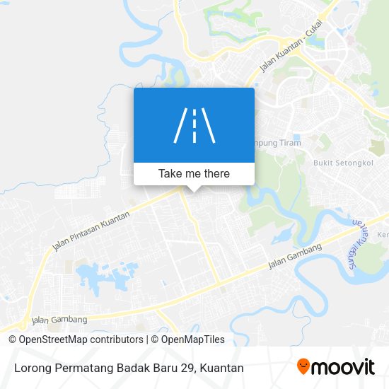 Lorong Permatang Badak Baru 29 map