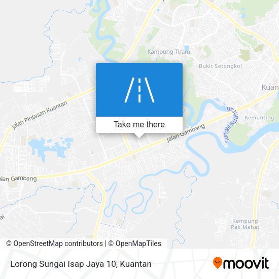 Peta Lorong Sungai Isap Jaya 10